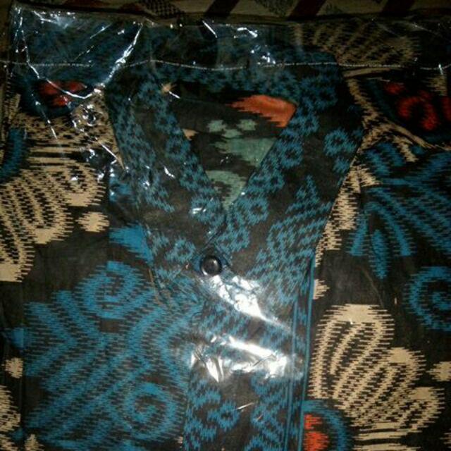 Bswart Batik Hrb026 Kenongo Hem Pendek Padi Pekalongan M L Xl Batik Pria Murah Modern Grosir