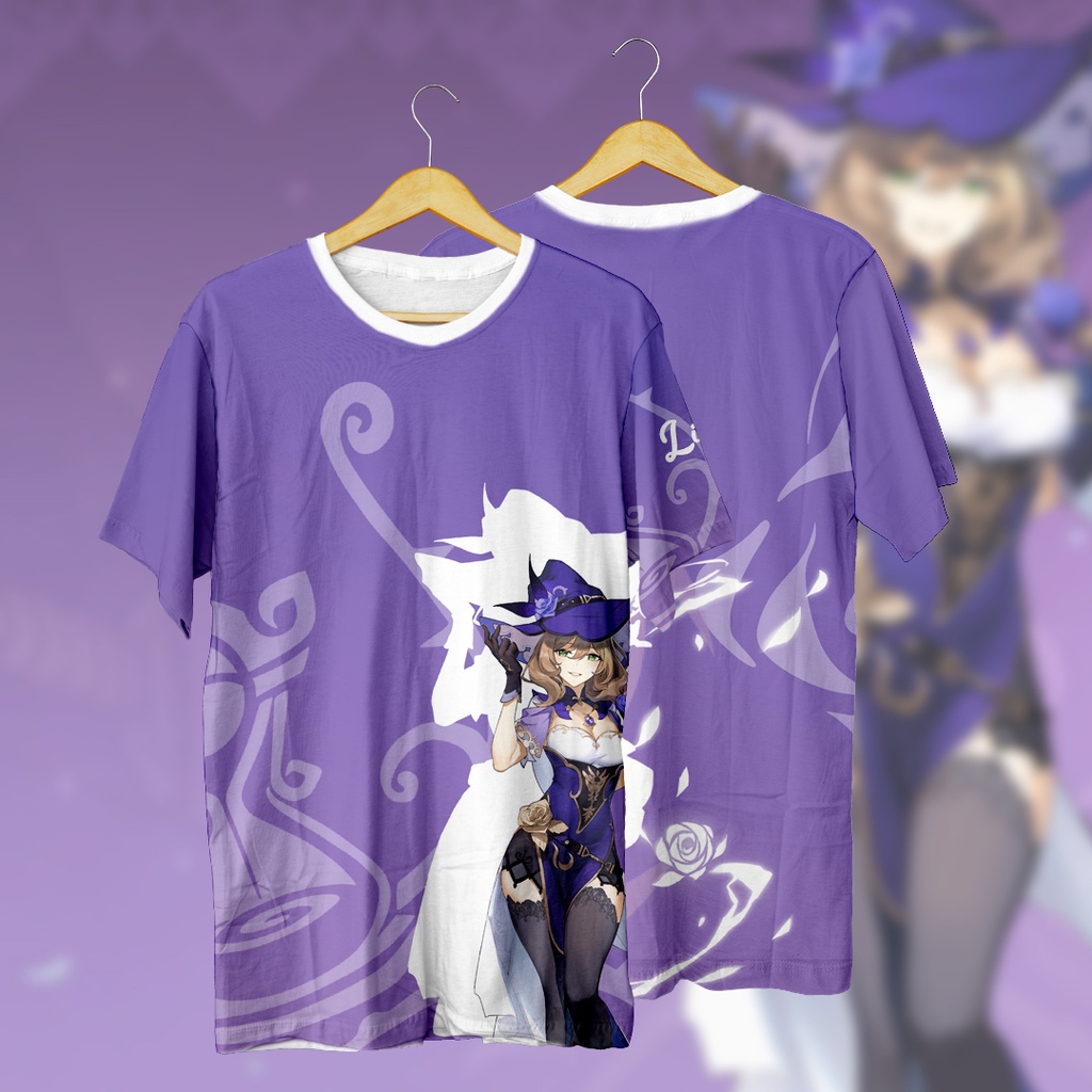 Baju Kaos Full Print GENSHIN LISA.NP