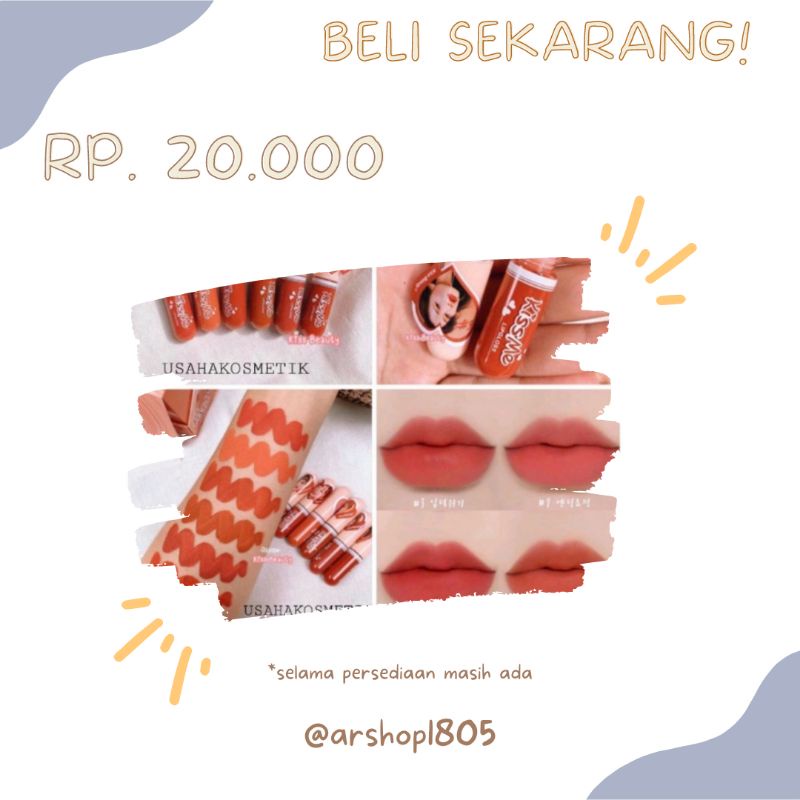 Lip Gloss Matte Kiss Beauty