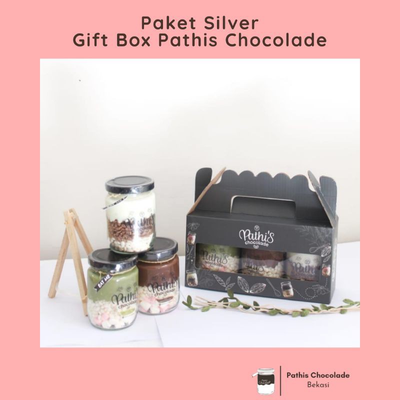 

Paket Silver Coklat Pathis Chocolade Gift Box Kado Ultah Cewek Cowok Boy Girl Friend Unik Lucu Murah