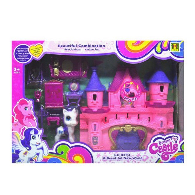 Mainan Anak Rumah Istana Kuda Poni Dream Castle