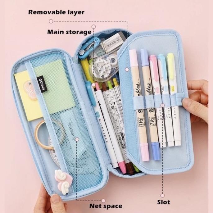 

PROMO Premium Large Capacity Pencil Bag Kotak Pensil Alat Tulis Pencil Case/TEMPAT PENSIL AESTHETIC/TEMPAT PENSIL ANAK PEREMPUAN/TEMPAT PENSIL LUCU/TEMPAT PENSIL 3D/TEMPAT PENSIL TRANSPARAN/TEMPAT PENSIL LUCU/TEMPAT PENSIL KOREA/TEMPAT PENSIL KAIN/TEMPAT