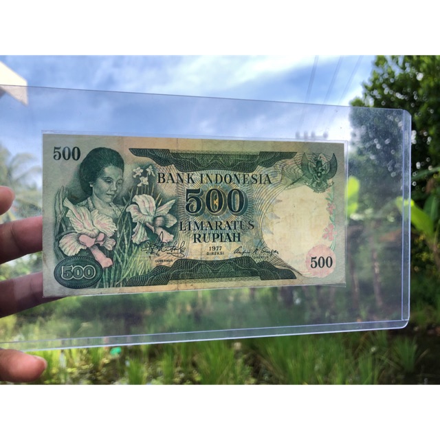 Uang Kuno 500 Ibu Konde XF