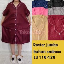 LFF  Piyama Daster DST Jumbo Satin Embos