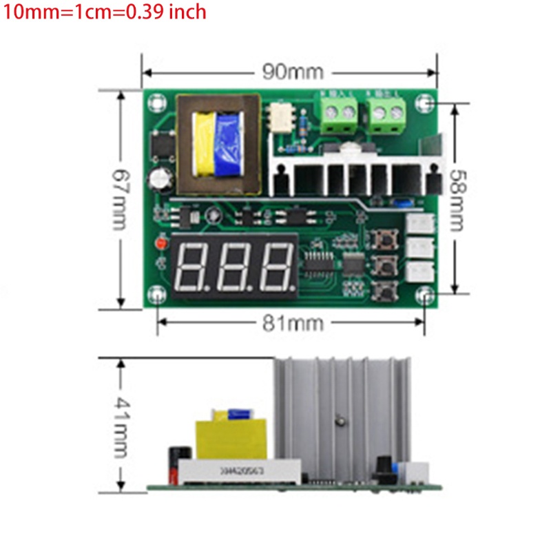 Btsg XH-M270 2200W Numerical Control Steping Regulator Modul Pengatur Tegangan AC