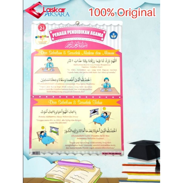 

Poster Belajar Anak 2 In 1 Seri Doa-Doa