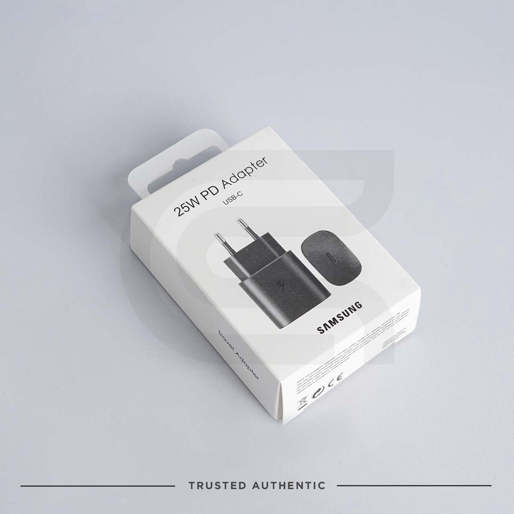 SAMSUNG USB C POWER ADAPTER 25 WATT HITAM ORIGINAL BERGARANSI