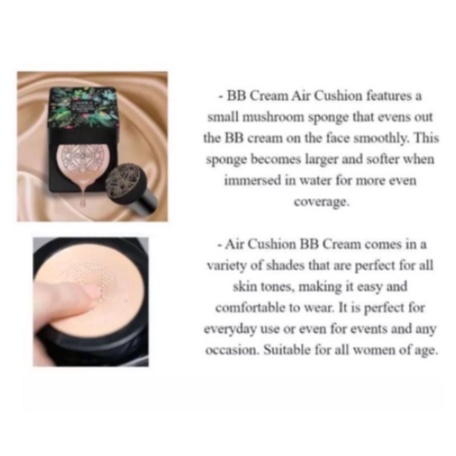 Lameila Mushroom Air Cushion BB Moisturizing Cream DJ 3039