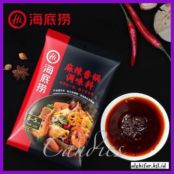 

gnidderdsaus- hai di lao / haidilao / hot pot soup / bumbu mala / basic sti -asliiiiii.