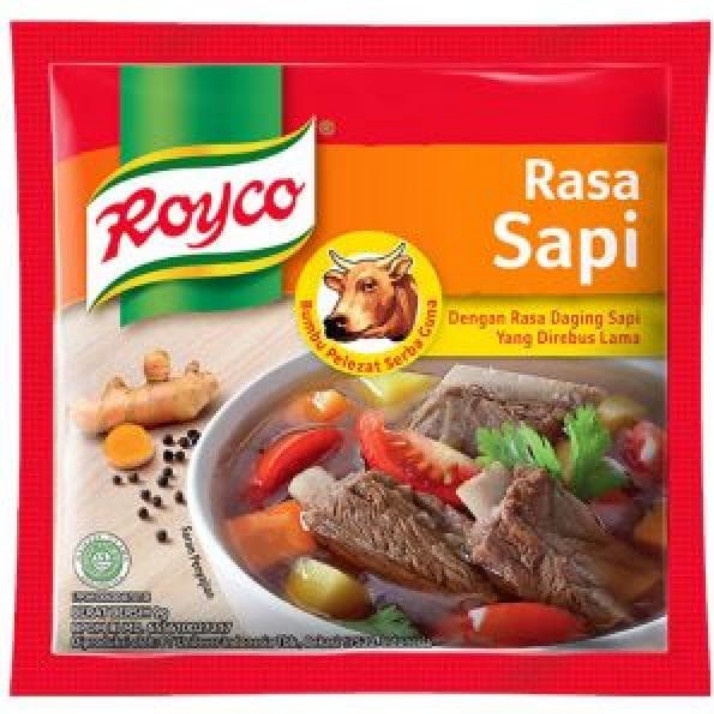 ROYCO KALDU SAPI SACHET 9 GR ISI 6 RENCENG BUMBU PENYEDAP RASA MAKANAN BEEF BROTH