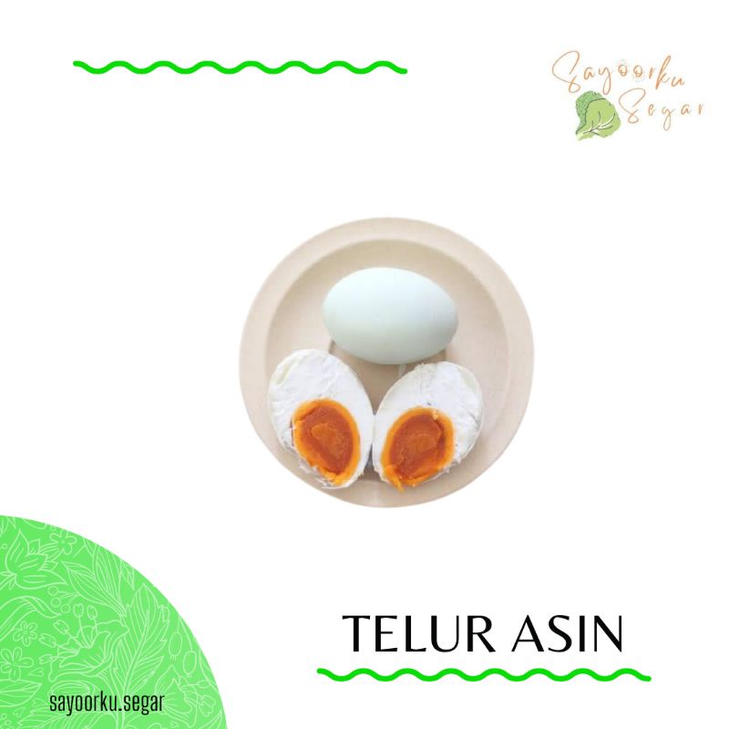 

KIRIM BESOK Telur Asin Bebek 3pcs