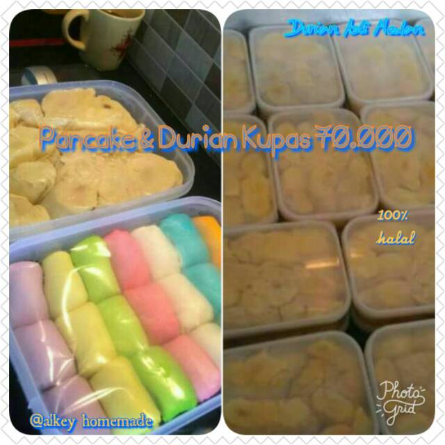 

Pancake & Durian kupas