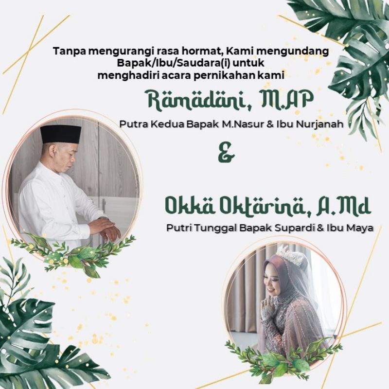 Undangan Digital Video Pernikahan Cantik | Undangan Digital Video Pernikahan Rustic | Video Undangan