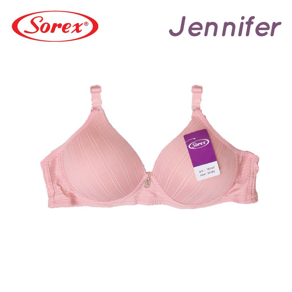 gos BRA BH FASHION SOREX 18160 &amp; 33305 Sorex Bra Busa Tanpa Kawat Kait 2 Setara Cup B Jennifer