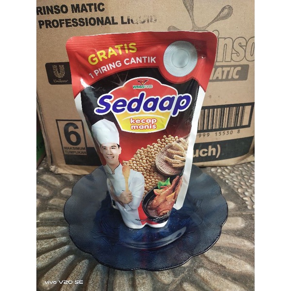 Kecap sedap 550 ml free piring cantik