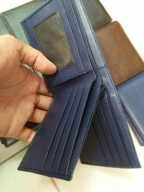 Dompet lipat pendek cowok 3D lokal