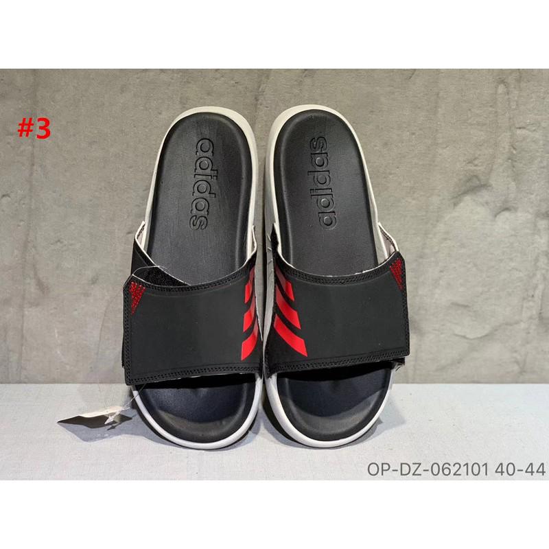  Sandal  Selop Desain Adidas  questar Warna  Hitam Biru 