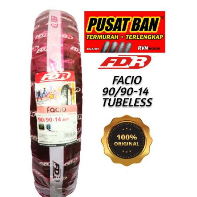 FDR FACIO 90/90-14 tubeless FREE PENTIL