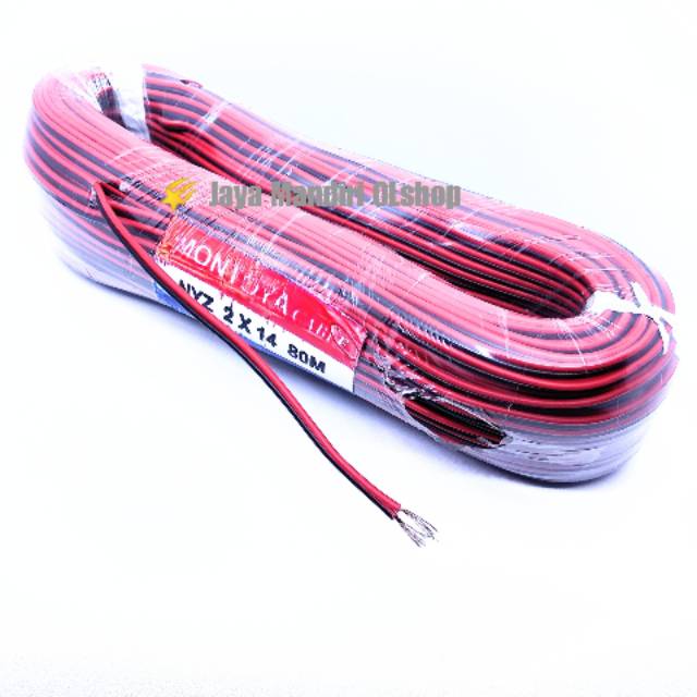 Kabel Serabut  2 × 14 Merek Montoya  ( Harga Per Meter )