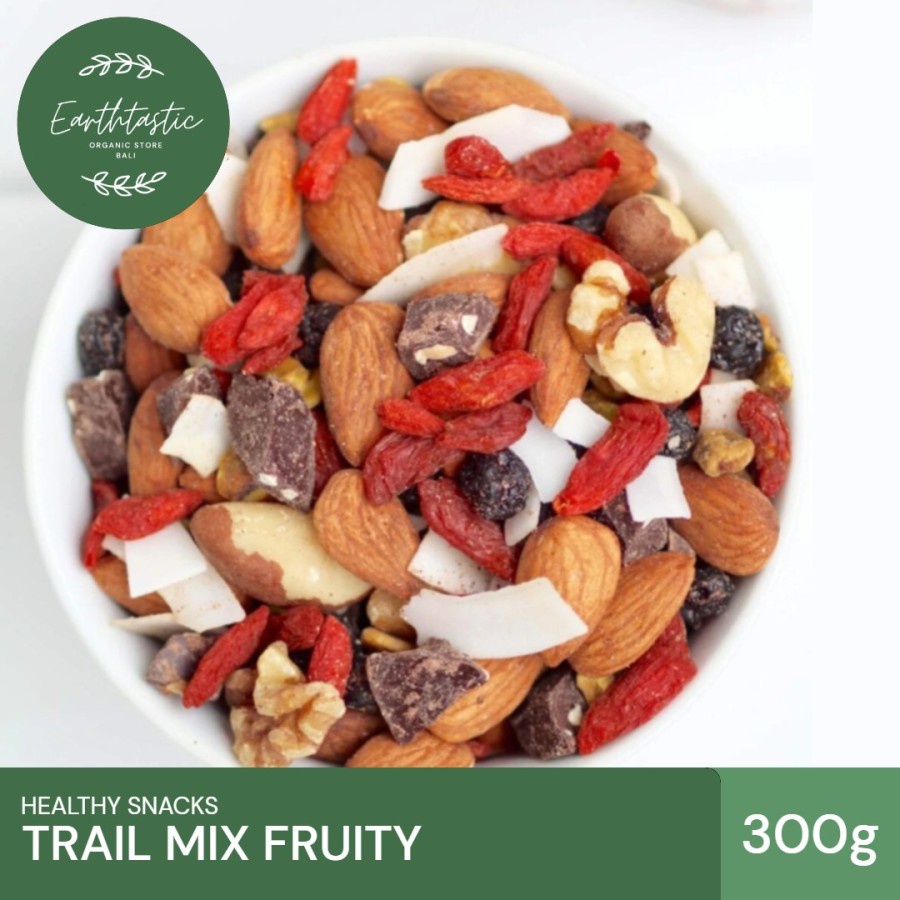 

Trail Mix Cemilan Sehat Healthy Fruity (Mixed Nuts, Dried Fruit, Seeds) 300g