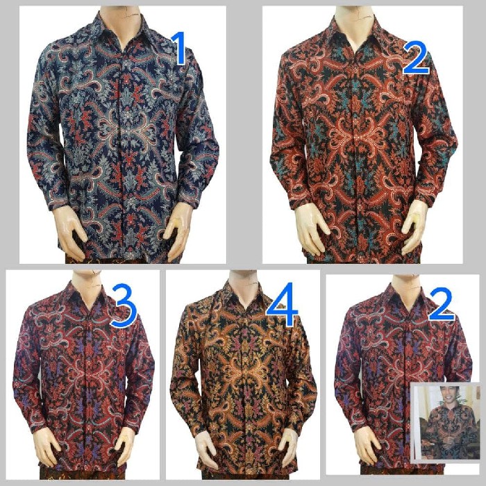 Batik Couple Sarimbit modern Naomi Etnik Warna Merah Tosca Ungu Biru Kuning M L  BATIK MODERN I2X4