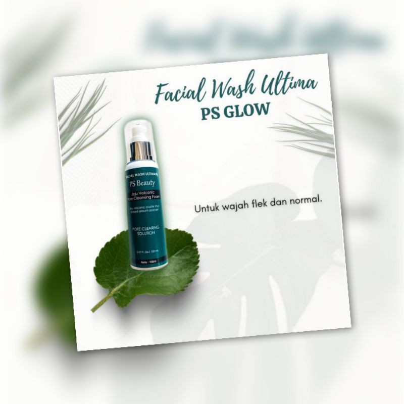 Facial Wash Ps Glow Ultimate Premium