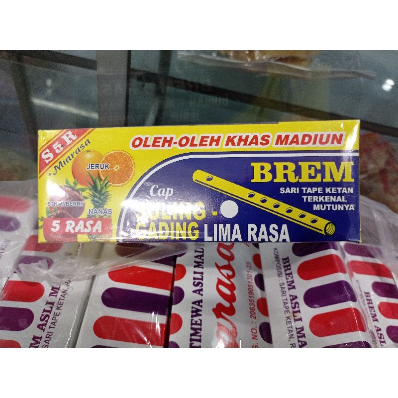 

brem aneka rasa miarasa / brem suling gading / brem asli madiun / oleh oleh madiun