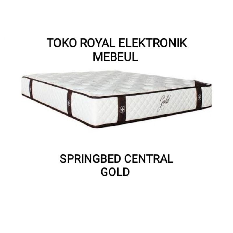 SPRINGBED (SAJA) CENTRAL PREMIUM GOLD UKURAN 160X200X35 UNTUK KOTA CIREBON