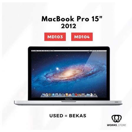 MAcBook Pro 15 inch 2012 MD103 MD104 original - MD103 i7 2.3GHz, 8GB