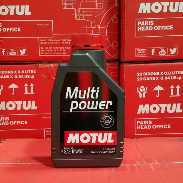 OLI MESIN MOBIL &amp; MOTOR MOTUL MULTIPOWER / MULTI POWER 15W-50 1 LITER