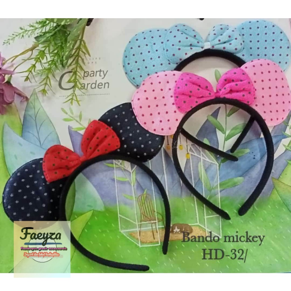 6 pcs bando mickey mouse warna