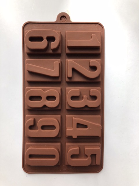 Cetakan Silikon Abjad/Alphabet/ Cetakan Silikon Angka/ Cetakan Coklat/Cetakan Puding/ Silicone Mould