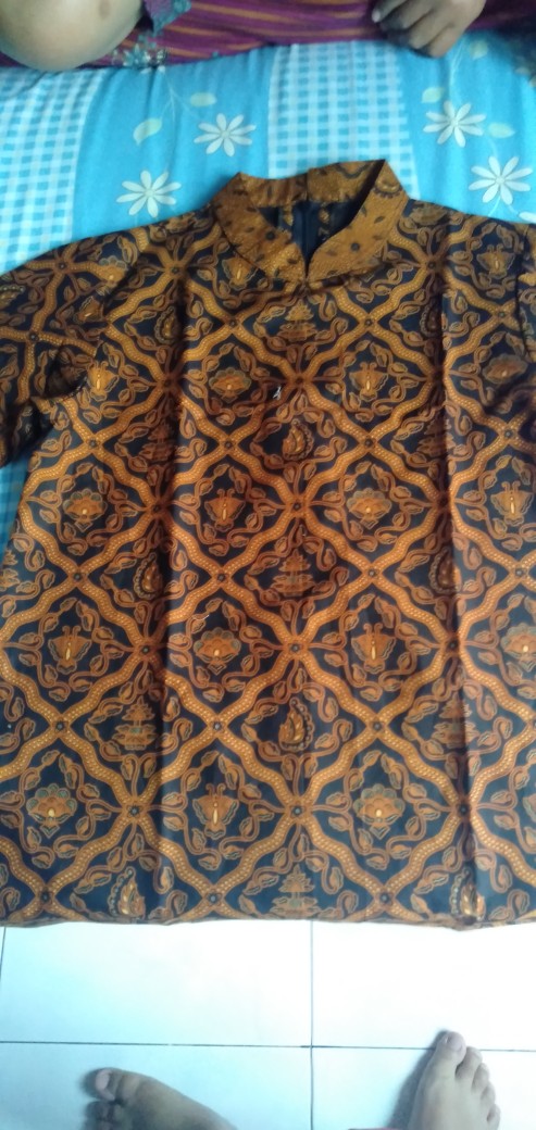 Tunik Batik Sogan Solo | Dress Batik Sogan Asli Solo S M L, Xl #premium