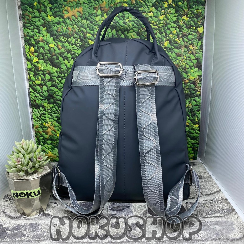 ANELLO Tas Ransel Bordir Bunga / Tas Fashion Wanita / Tas Sekolah atau Kerja