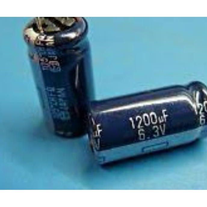 Elco 1200 6V3 6.3V 1200Uf Panasonic Pcmja29 Kualitas Baik