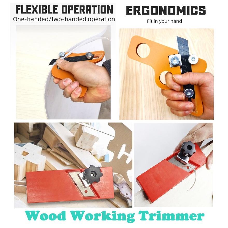 KETAM SUDUT RAGUM TEPIAN Manual EDGE Trimmer alat SERUT TEPI KAYU TRIMMING EDGE