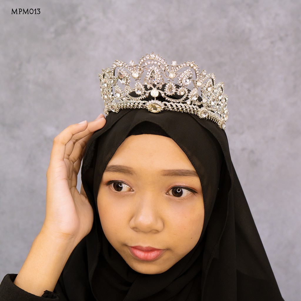 [PALING LARIS] CROWN PREMIUM PESTA PERNIKAHAN WANITA MODERN SILVER MPM013