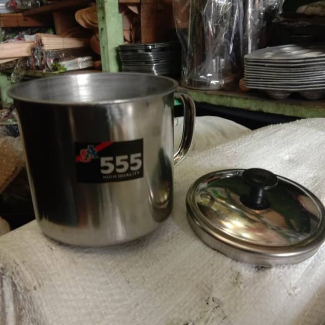 Cangkir Mug Stainless Steel 9CM