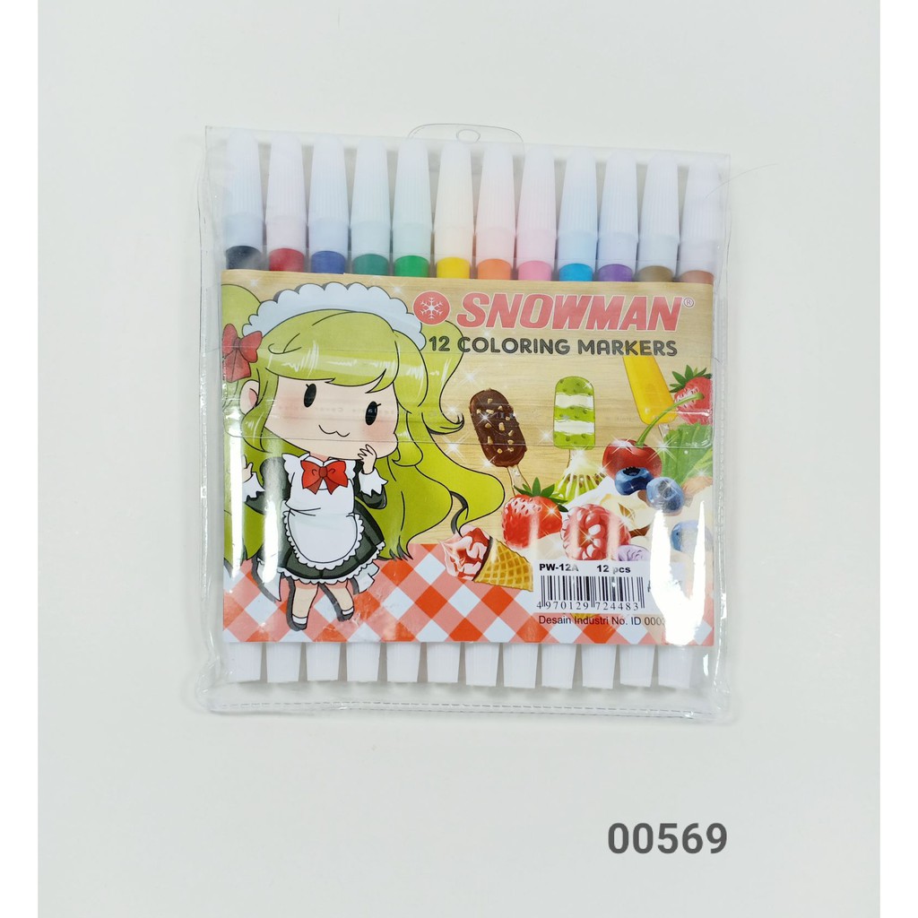 

Spidol Snowman Set isi 12 - 00569