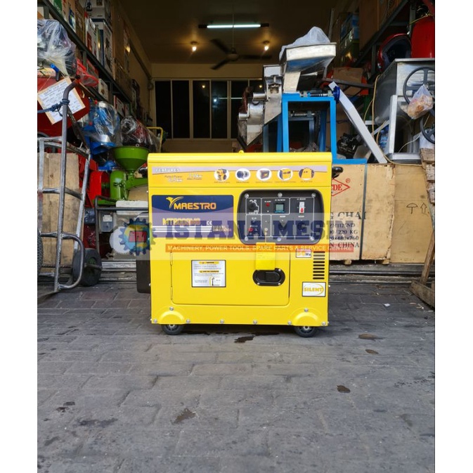 9KVA GENSET SOLAR 7000W STARTER DIESEL GENERATOR MAESTRO MT 9000 GS