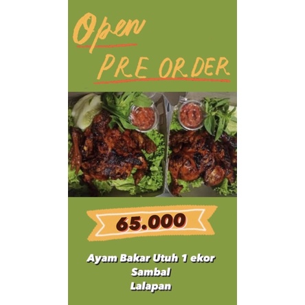 

ayambakarutuh1ekorlalapansambal