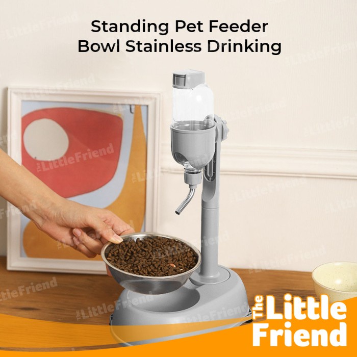 Botol Minum Standing Hewan Anjing Kucing Pet Feeder Otomatis 002