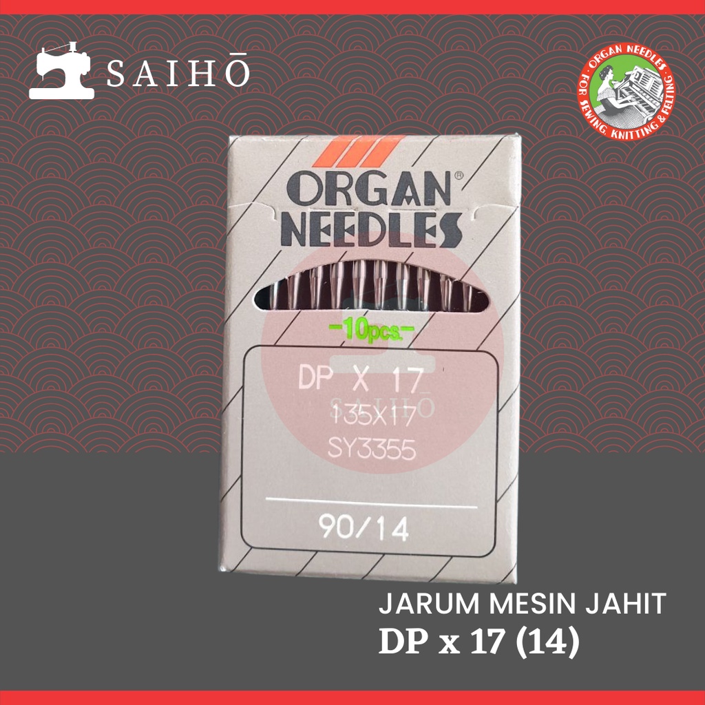 Organ Needles DPx17 - Jarum Mesin Jahit Kulit Walking Foot / Cangklong