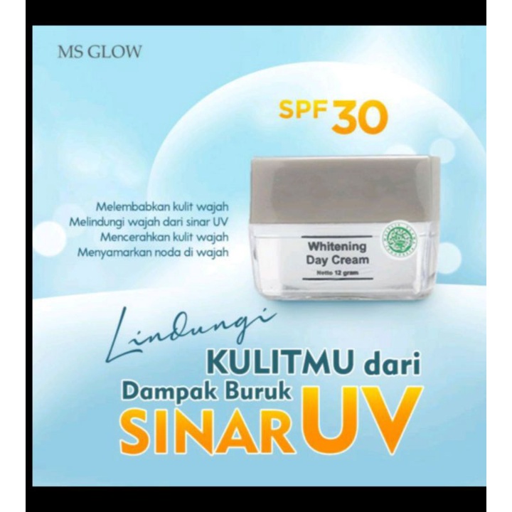 Day cream ms glow ori bpom