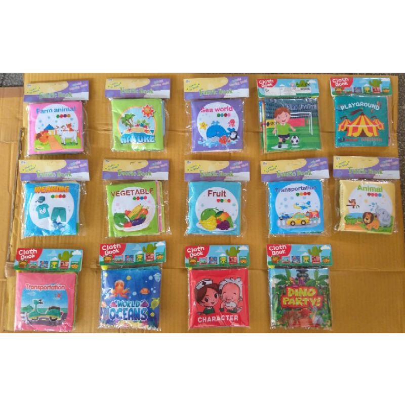 softbook buku bantal kain softbook mainan edukasi bayi