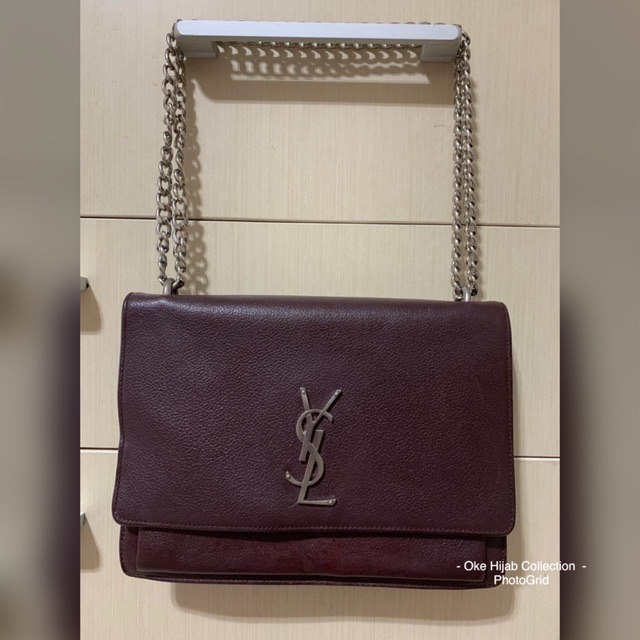 Tas YSL kulit asli  ada nomor seri tembus google