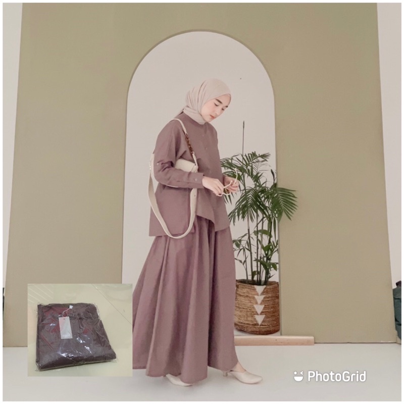 New Linen Set Skirt Masa Official