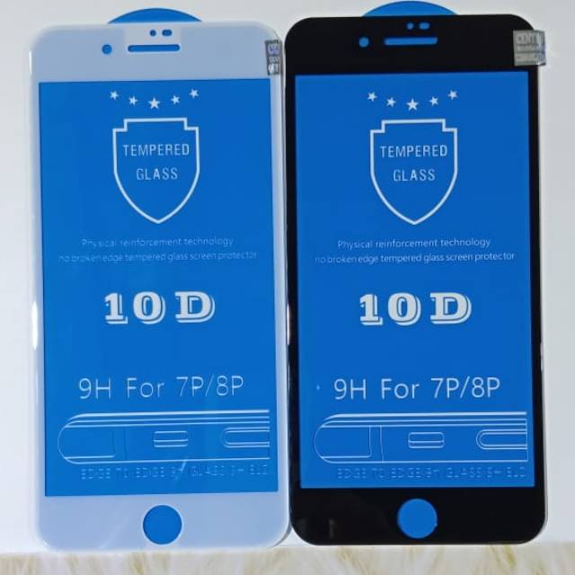 TEMPRED GLASS IPHONE 7 .10D FULL LEM