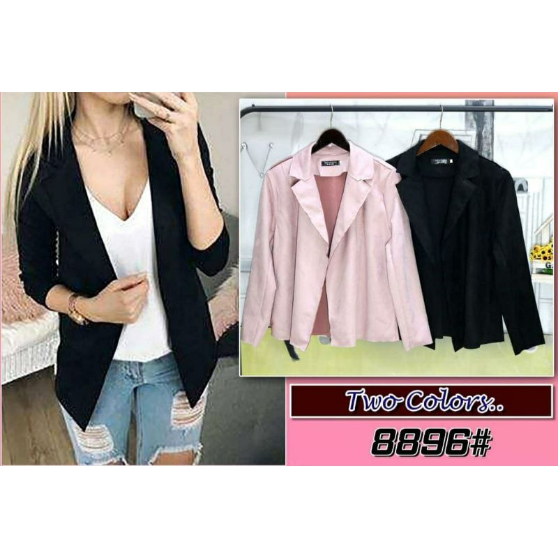 Sherry Blazer (Blazer suede import halus)