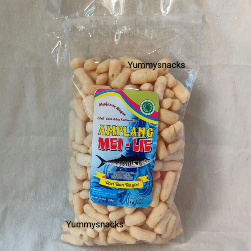 

Amplang Meilie/Kuku Macan Mei Lie/Kerupuk Ikan Tenggiri 250gr